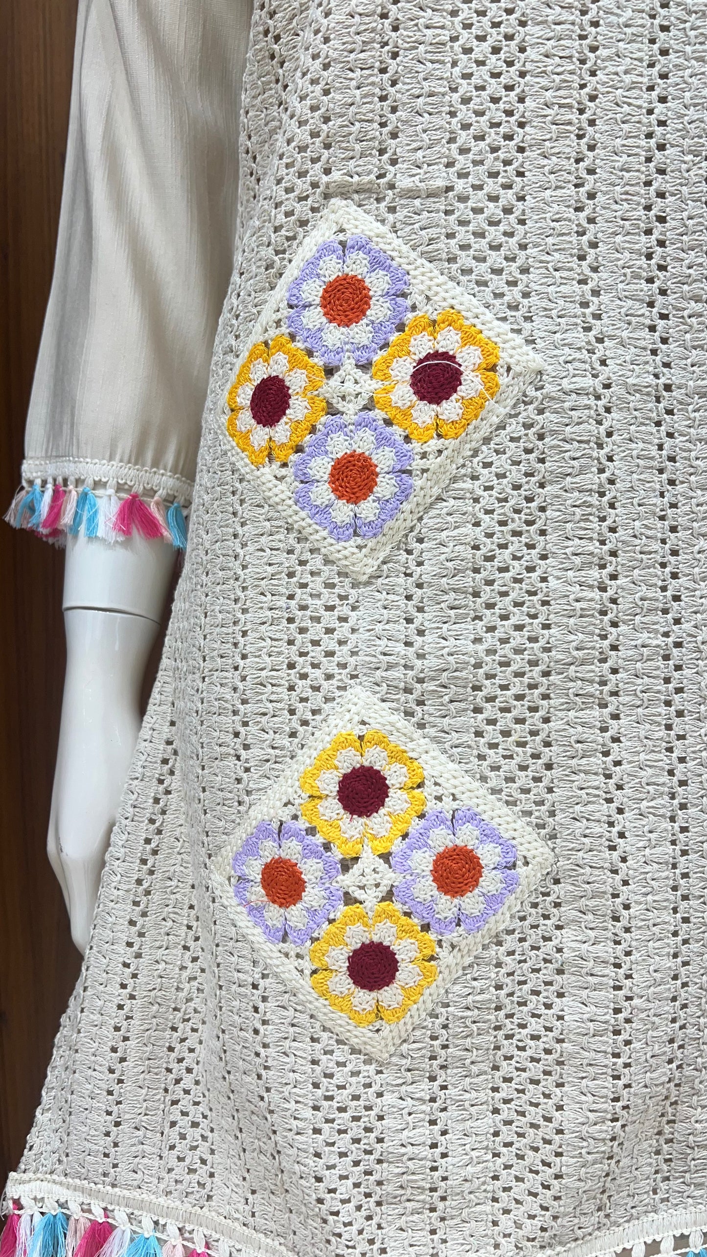 "Boho Fiesta" - Crochet & Tassel Co-ord Set