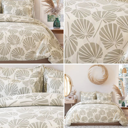 Leaf cotton Bedsheet