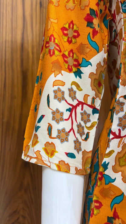 "Marigold Medallion" - Traditional Printed Cord Set