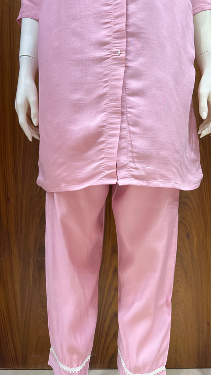 "Artisan Bloom" - Abstract Floral Embroidered Co-ord Set