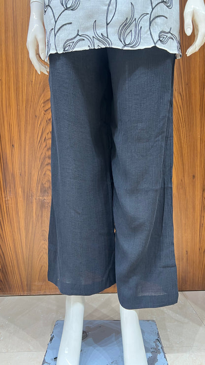 "Graphic Tulip" - Monochrome Printed Co-ord Set