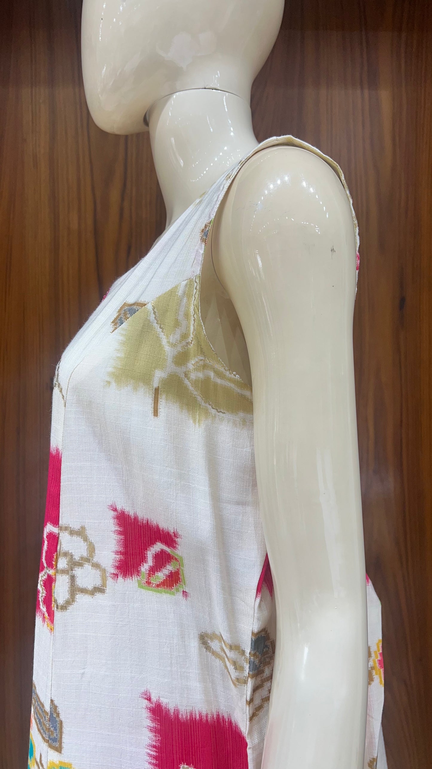 "Rangoli Hues" - Bandhani Print & Mirror Work two piece suits