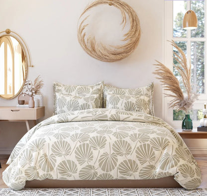 Leaf cotton Bedsheet